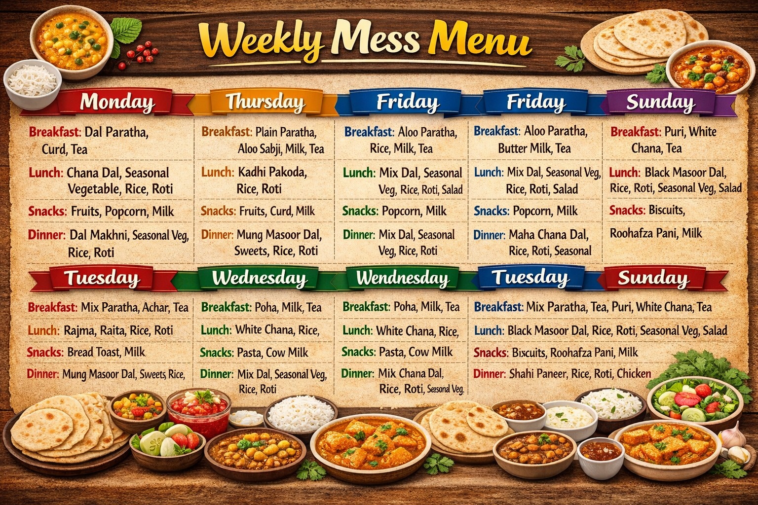 Daily Menus
